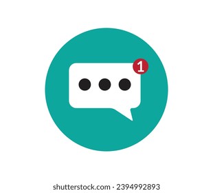 Icono de mensaje. Colección del símbolo vector sobre fondo blanco. Ilustración vectorial.
