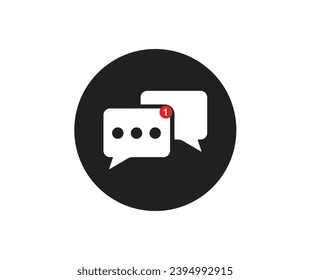 Message icon. Collection of vector symbol on white background. Vector illustration.