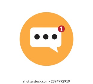 Message icon. Collection of vector symbol on white background. Vector illustration.