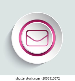 Message icon design element for your website, app, banner, page, layout, template.