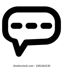 Message Icon Design Line Style