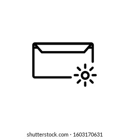 message icon design line style, weather icon, logo and presentation template