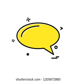 Message icon design vector
