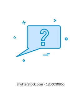 Message icon design vector