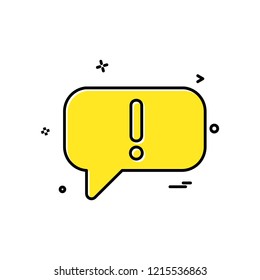 Message icon design vector