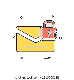 Message icon design vector