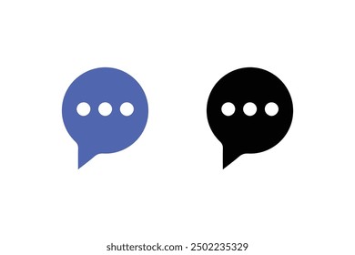 Ilustración vectorial de diseño de icono de mensaje.