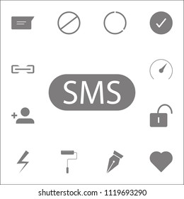 message  icon. Detailed set of minimalistic icons. Premium quality graphic design sign. One of the collection icons for websites, web design, mobile app on white background