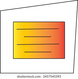 message icon in different color and type