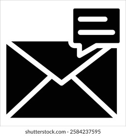 Message Icon Element For Design