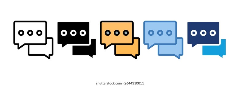 Message Icon Element For Design