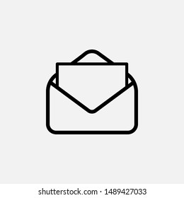 Message Icon. Email or News Illustrations - Vector, Sign and Symbol for Design, Presentation, Website or Apps Elements. 