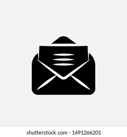 Message Icon. Email or News Illustrations - Vector, Sign and Symbol for Design, Presentation, Website or Apps Elements. 