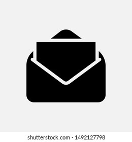 Message Icon. Email or News Illustrations - Vector, Sign and Symbol for Design, Presentation, Website or Apps Elements. 