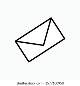 Message Icon. Email or News Illustrations - Vector, Sign and Symbol in Line Art Style for Design, Presentation, Website or Apps Elements.