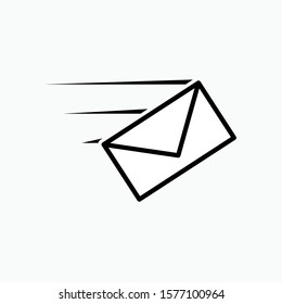 Message Icon. Email or News Illustrations - Vector, Sign and Symbol in Line Art Style for Design, Presentation, Website or Apps Elements.