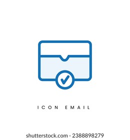 Message Icon. Email or News Illustrations - Vector, Sign and Symbol for Design, Presentation, Website or Apps Elements.