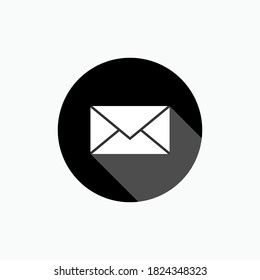 Icono de mensaje. Firma de correo electrónico. Símbolo de sobre - Plantilla de logotipo vectorial.