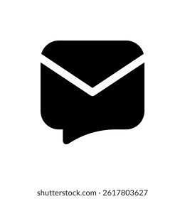 message icon, email icon simple design, illustration, logo, ui ux
