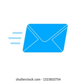 Message Icon, Envelope Illustration - Vector Mail Delivery Icon, Send Letter Isolated. Communication Icon