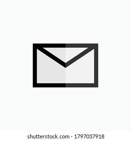 Icono de mensaje. Símbolo de sobres para diseño, presentación, sitio web o elementos de aplicaciones - Vector.