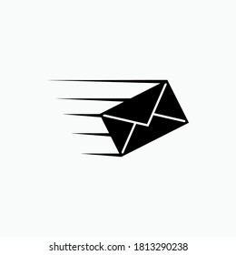 Message Icon. Envelope Symbol - Vector Logo Template.