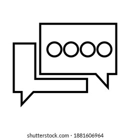 Nachrichtensymbol für Grafikdesign-Projekte