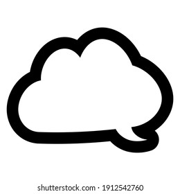 Icono de mensaje para proyectos de diseño gráfico