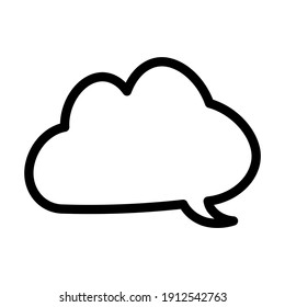 Message  icon for graphic design projects