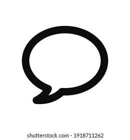 Message icon for graphic design projects