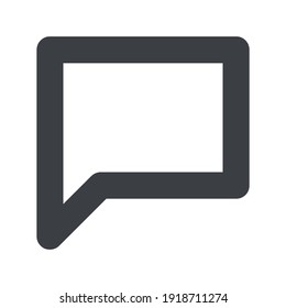 Message icon for graphic design projects