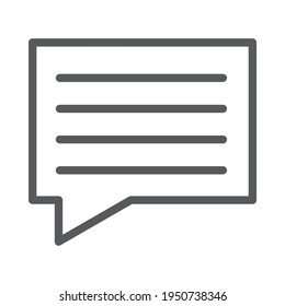 Message Icon for Graphic Design Projects