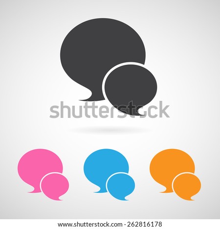 message icon great for any use. Vector EPS10.