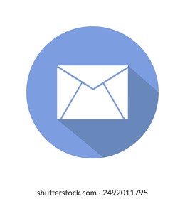 Message icon illustrated on background