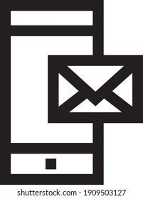 Symbol für Nachrichten, einzelne Vektorsymbol