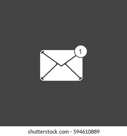 Message icon illustration isolated vector sign symbol