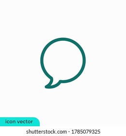 plantilla de logotipo de ilustración de icono de mensaje