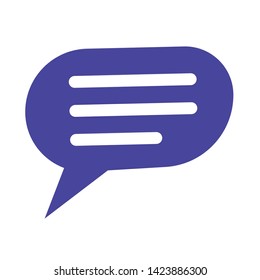 Message icon isolated minimal single flat linear icon for application and info-graphic. Commercial line vector icon for websites and mobile minimalistic flat design. 