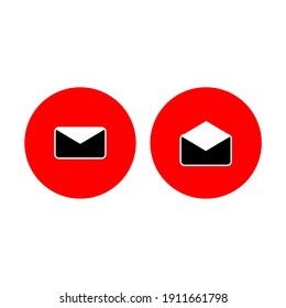 message icon isolated on white background