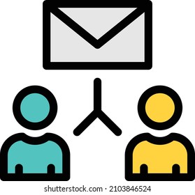 message Icon isolated on white background. Vector illustration. Eps10. Vector icon for website design and app