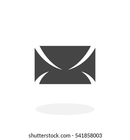Message icon isolated on white background. Message vector logo. Flat design style. Modern vector pictogram for web graphics - stock vector