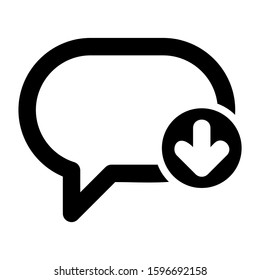 message icon isolated sign symbol vector illustration - high quality black style vector icons
