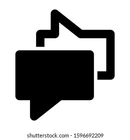 message icon isolated sign symbol vector illustration - high quality black style vector icons
