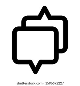 message icon isolated sign symbol vector illustration - high quality black style vector icons
