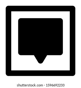 message icon isolated sign symbol vector illustration - high quality black style vector icons
