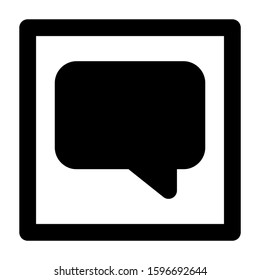 message icon isolated sign symbol vector illustration - high quality black style vector icons
