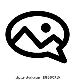 message icon isolated sign symbol vector illustration - high quality black style vector icons
