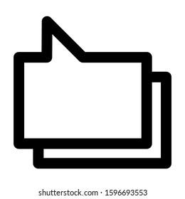 message icon isolated sign symbol vector illustration - high quality black style vector icons
