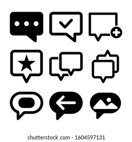 message icon isolated sign symbol vector illustration - Collection of high quality black style vector icons
