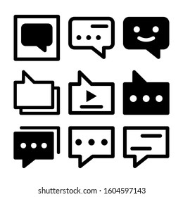 message icon isolated sign symbol vector illustration - Collection of high quality black style vector icons
